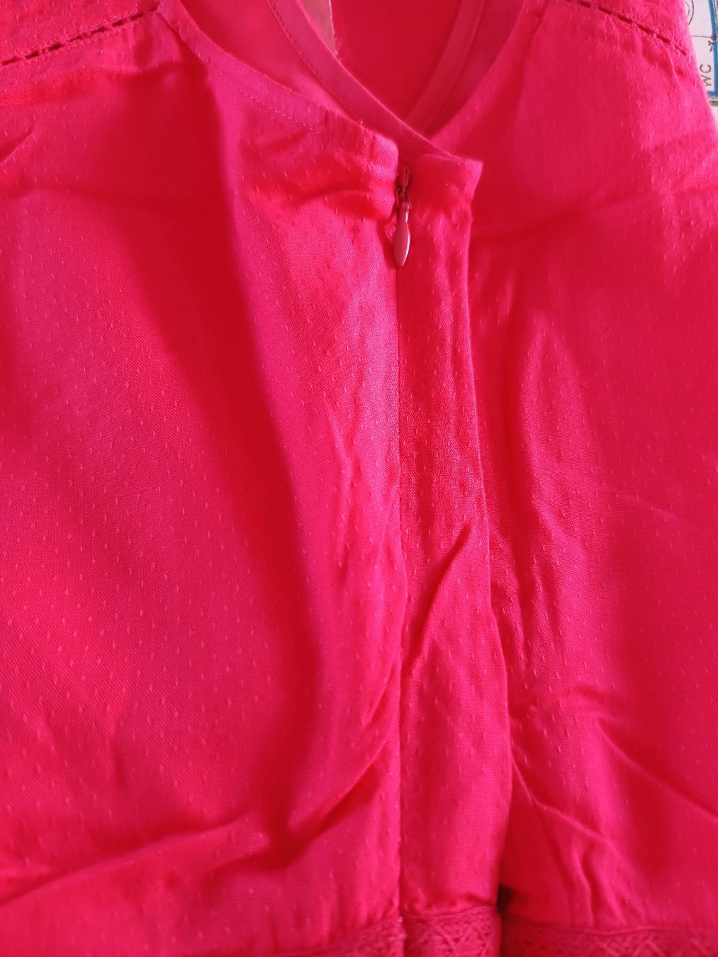 IKKS Vestiti: Robe coton rouge broderie plastron IKKS I-Code T42 – Nuovo e nell'imballaggio originale da Genève venduto da Brachiopode 9