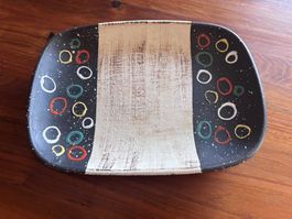 ovale Mid-Century-Keramikplatte