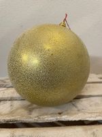 XXL Weihnachtskugel Gold-Glitzer Ø 20cm | Jumbo-Kugel NEU