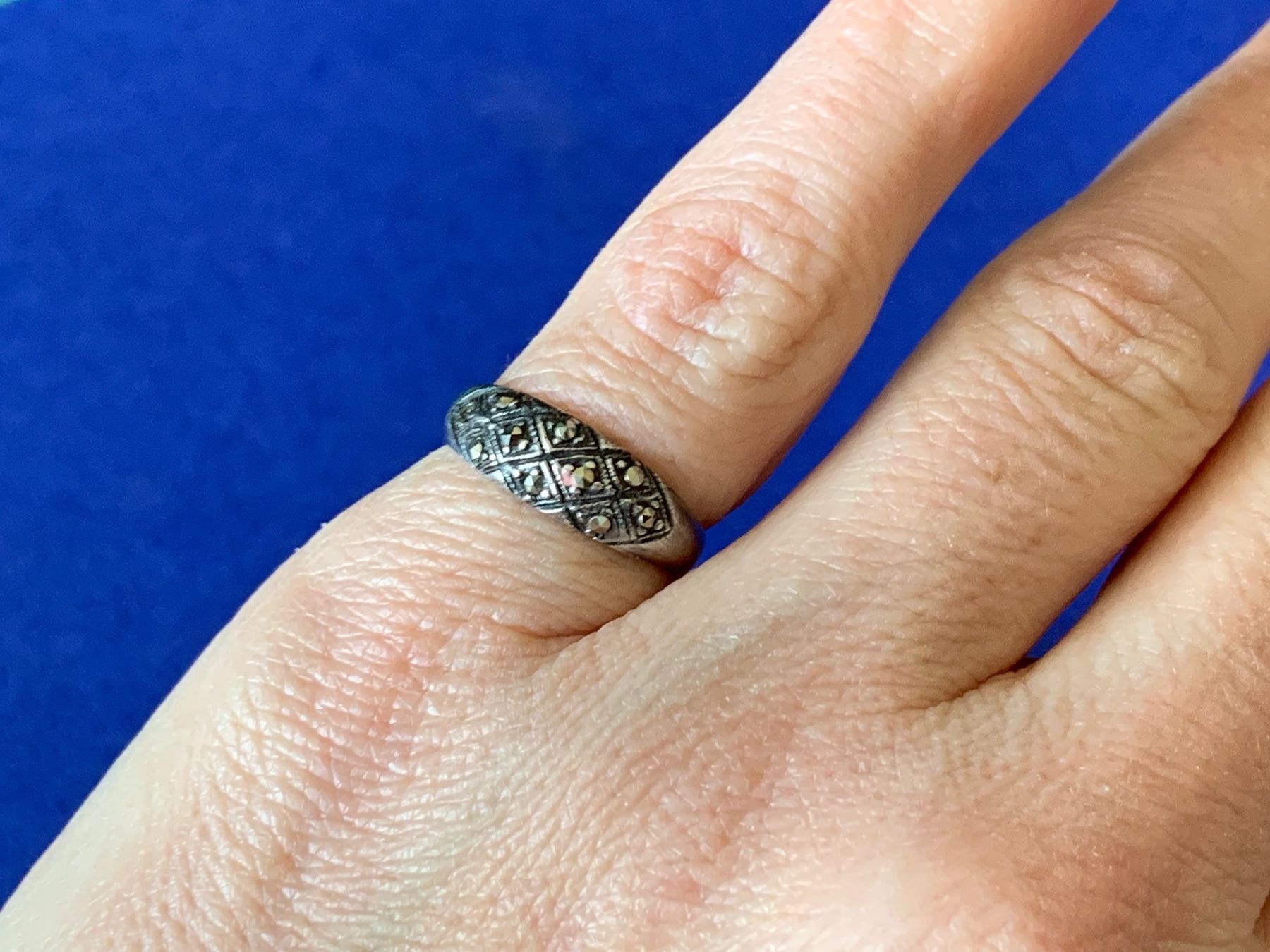 Anelli: pyrit-Silberring small (50) – Usato da Laufen venduto da Bellebellezza 3