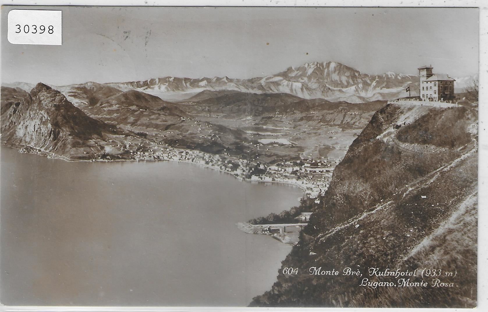Cartoline postali: Monte Bre - Kulmhotel, Lugano, Monte – Usato da Ettingen venduto da Kartenplanet