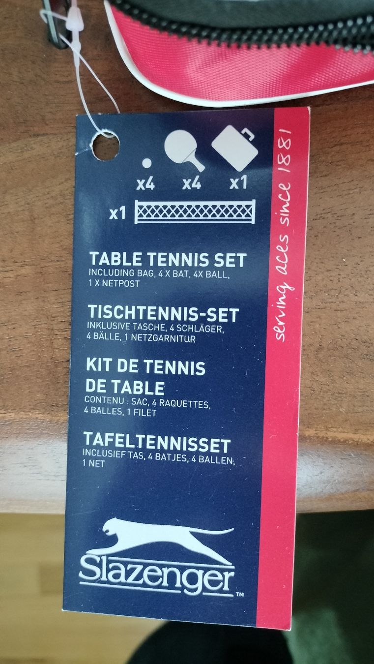 Jeux: Tischtennis-Set – Neuf avec emballage d'origine à Ittigen par JoJoe 2
