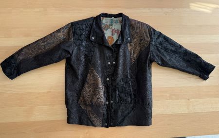 Elegante Damenlederjacke  Grösse M neuwertig
