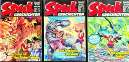 Spuk Geschichten, Nr. 196-198, Grusel, gut erhalten.