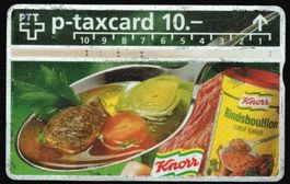 Taxcard 606L_02131 Knorr, Rindsbouillon 500 Ex