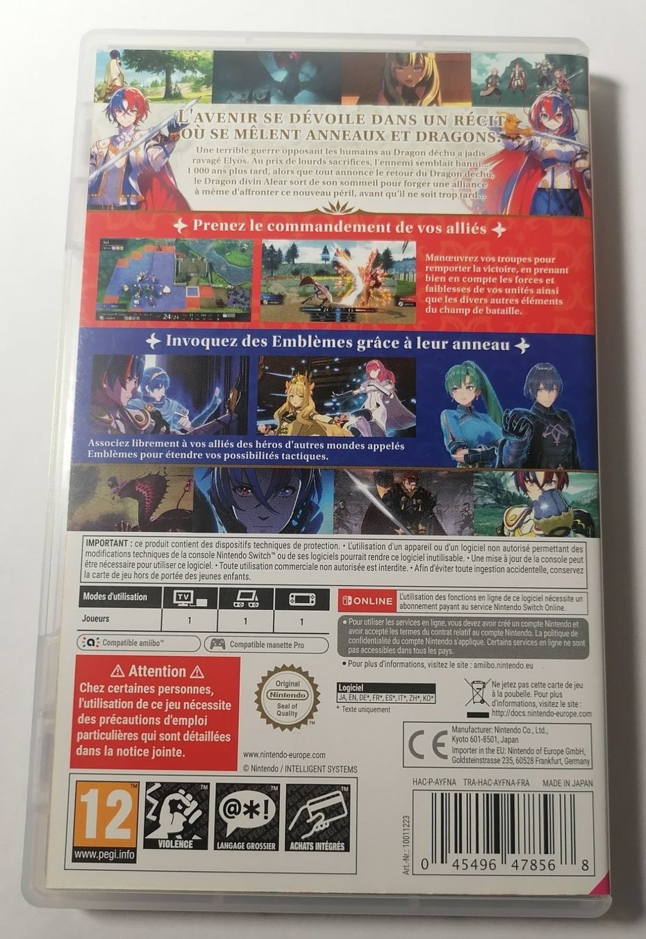Nintendo Giochi: Fire Emblem Engage - Nintendo Switch Game 12+ – Nuovo (secondo la descrizione) da Biel/Bienne venduto da Bagheera 1