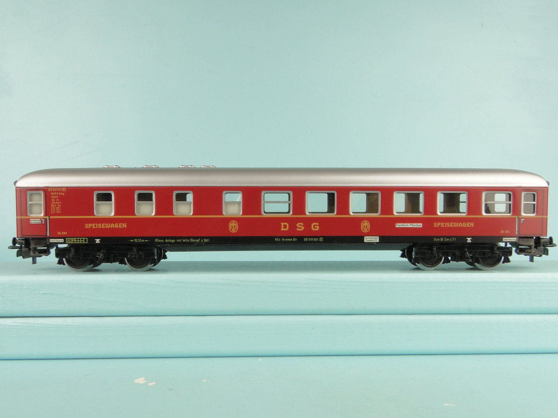 Märklin Modellini di ferrovie: Märklin 4024 Restaurant DSG, Blech – Usato da Bülach venduto da cann11 2