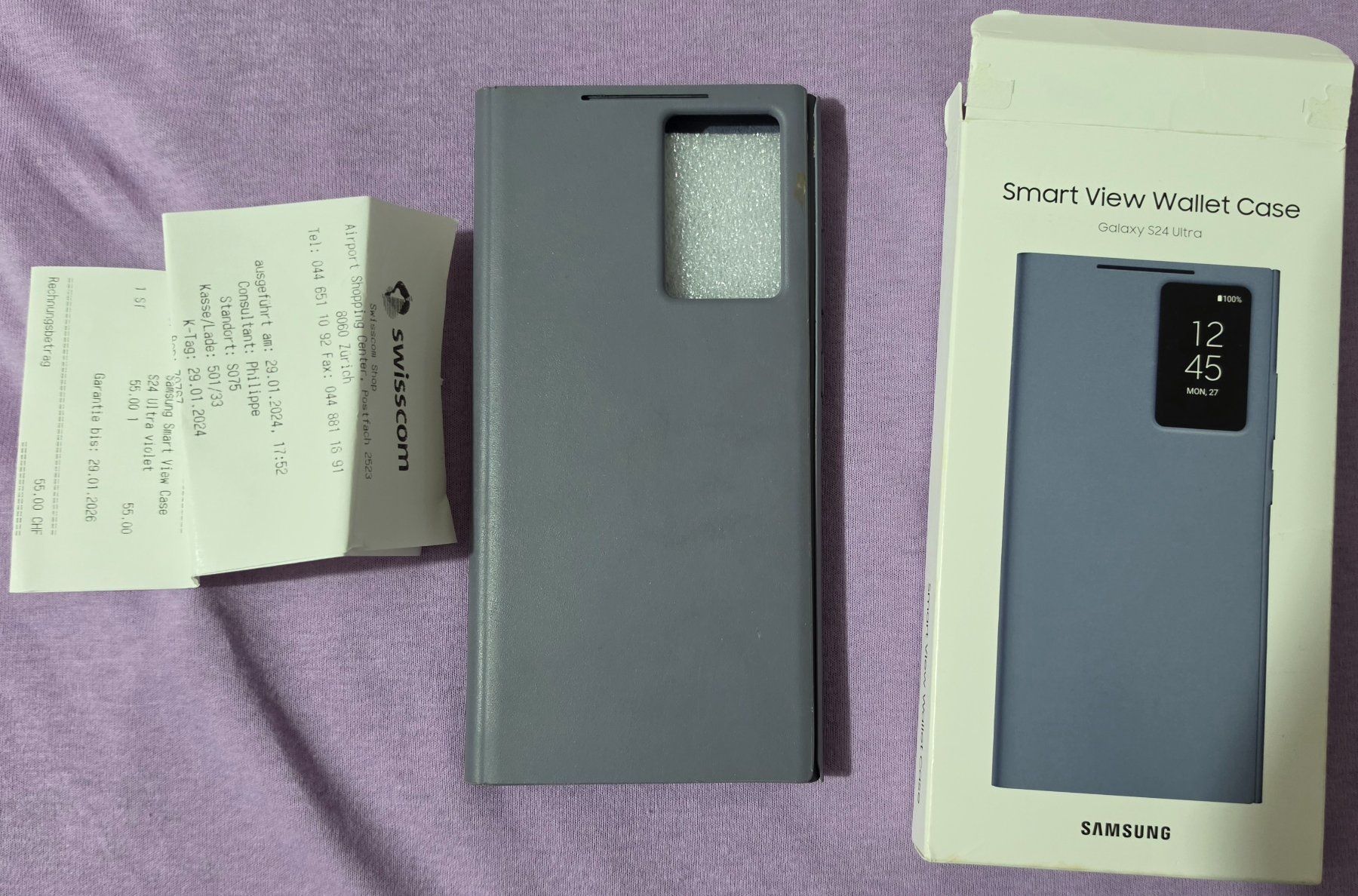 Samsung Cover & Protezioni schermo: Samsung S24 Ultra case smart view wallet – Usato da Küsnacht ZH venduto da gmd243 1