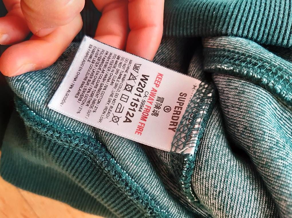 Maglioni & Felpe: Sweater Superdry Hoodie Pullover grün S plüsch pulli – Usato da Locarno venduto da vawa 3