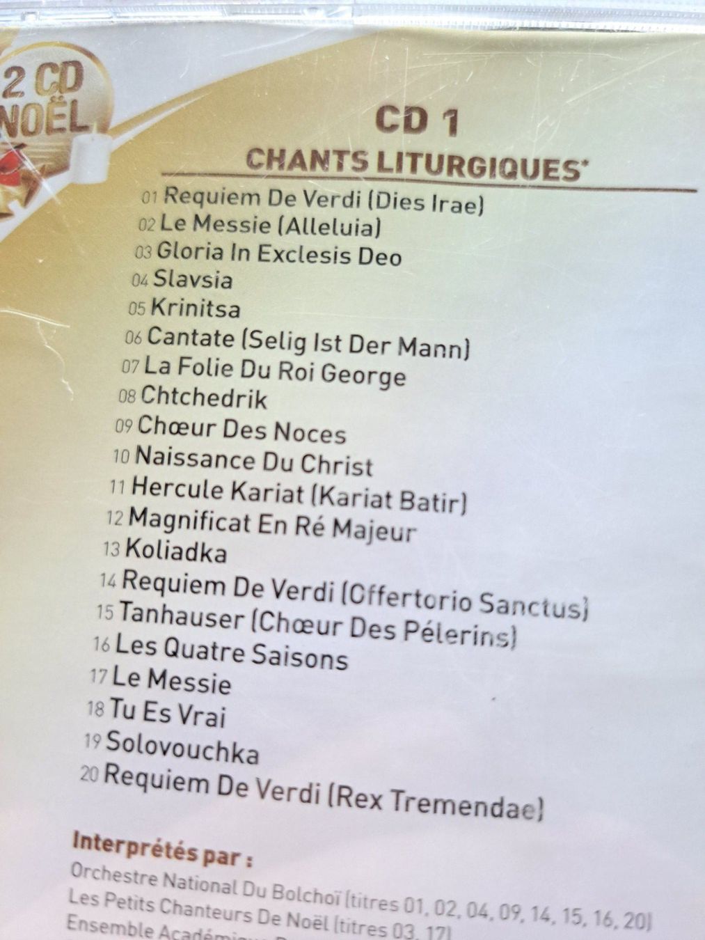 CD: 2 Cds Chants sacrés – Usato da Pully venduto da bro_n52j 2