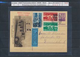 1937 "Automobilpostbüro", MUBA - Basel