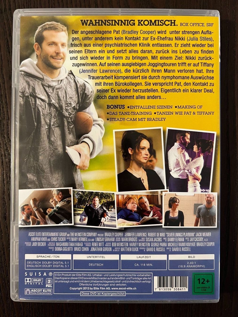 Tutti i DVDs: Silver Linings Playbook – Usato da Zürich venduto da FilmFreunde 1