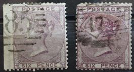 Grossbritannien MNr. 14 a+b gestempelt