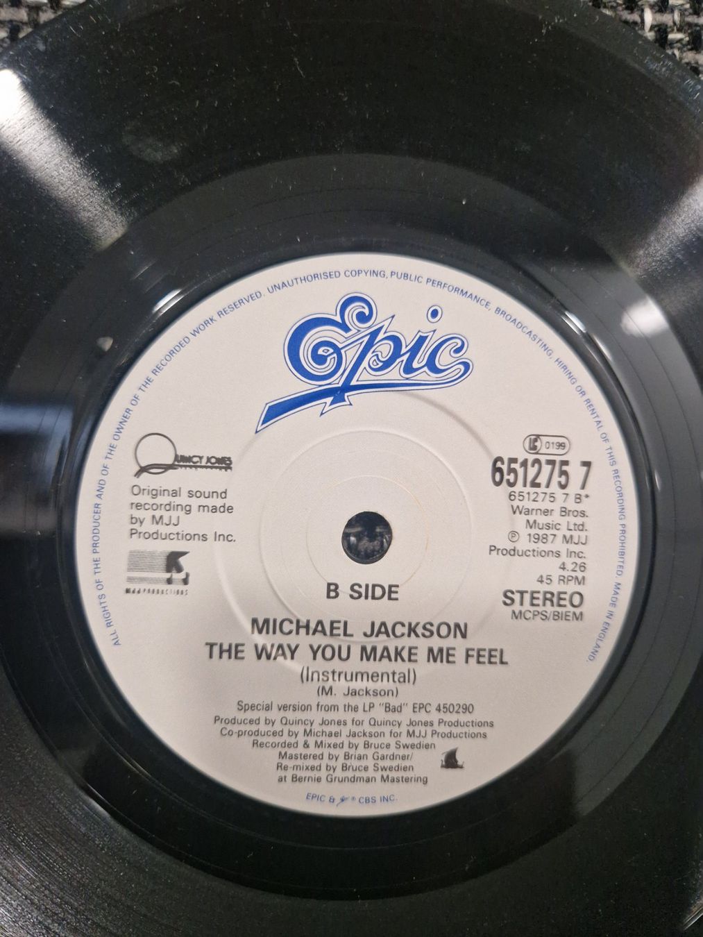 Dischi in vinile: Michael Jackson: The way you make me feel Maxi – Usato da Stetten SH venduto da ExtremMIB 4