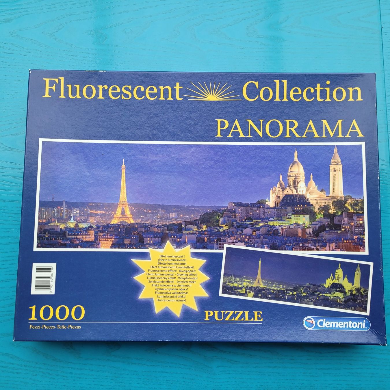 Clementoni Puzzles: Fluorescent Panorama Soirée à Paris    Clementoni 1000 Teile – Gebraucht aus SCHÜBELBACH von CoKaHa
