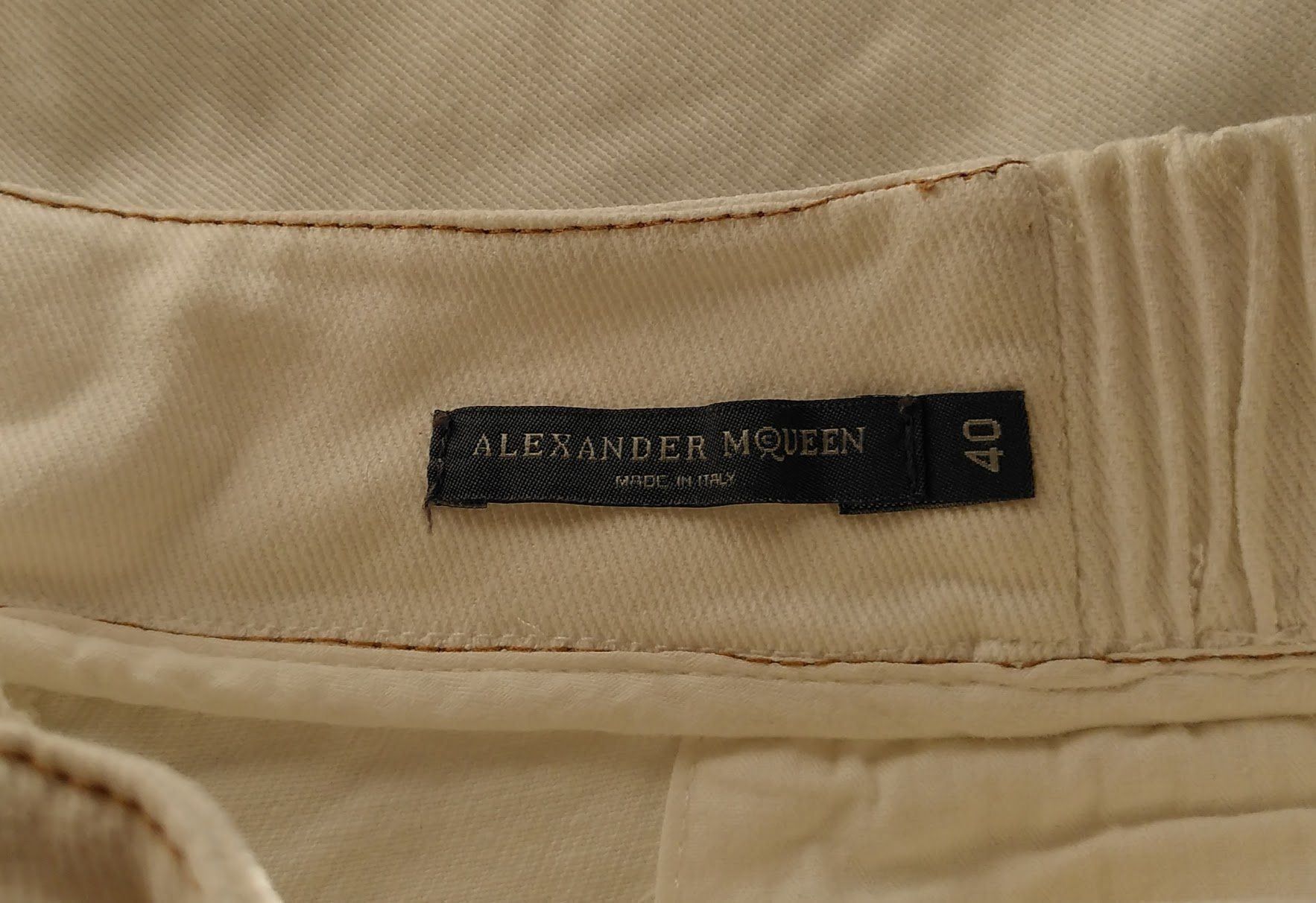 Alexander Mcqueen Pantaloni: Weisse Hose (Alexander McQueen), Gr. S – Usato da Lugano venduto da kat_lm5b 5
