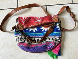 DESIGUAL - Umhängetasche mit Überschlag, mehrfarbig, Stoff