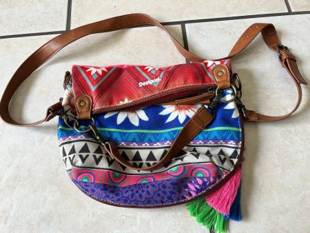 DESIGUAL - Umhängetasche mit Überschlag, mehrfarbig, Stoff