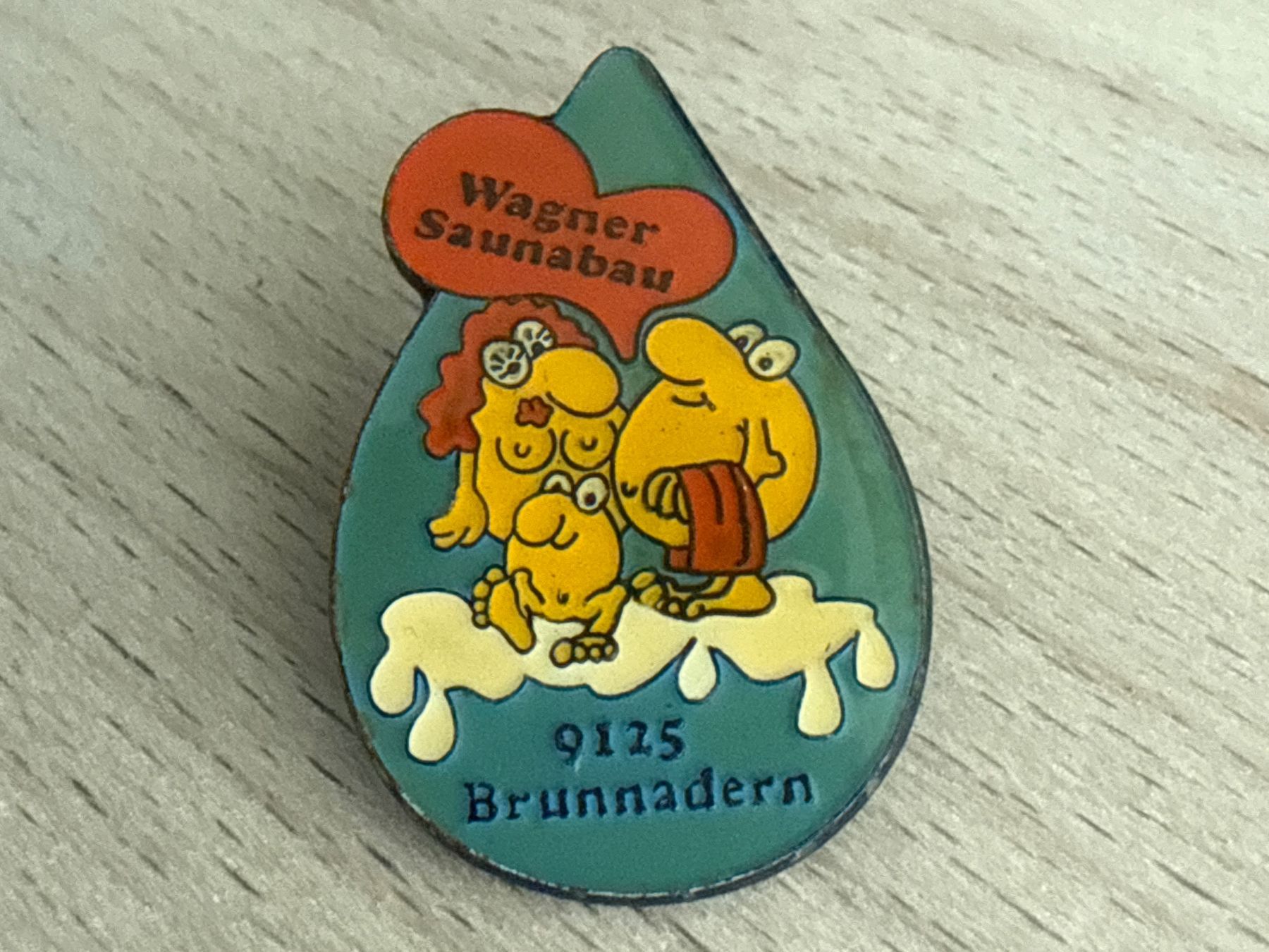 Plaketten & Abzeichen: Pin Wagner Saunabau Brunnadern – Gebraucht aus Glattbrugg von Schweigmatt