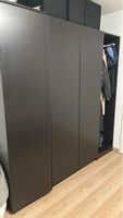 Kleiderschrank schwarz 4-teilig gebraucht
