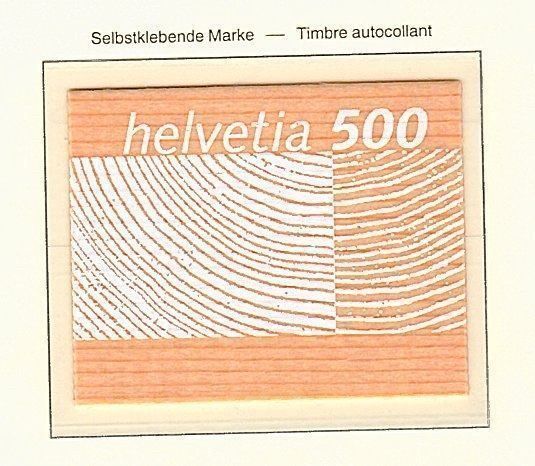 Alle Briefmarken: 2004 Schweiz Nr. 1819 Holzmarke ** – Neu (gemäss Beschreibung) aus Bubendorf von Beat1971