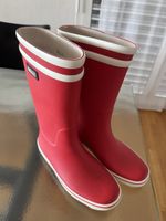 AIGLE Gummistiefel Rot Grösse 38 guter Zustand