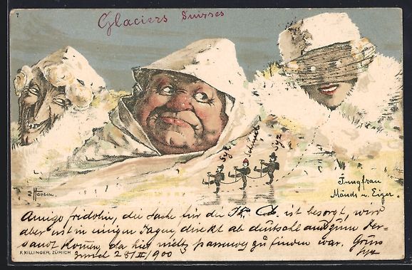 Ansichtskarten: sign. E. Hansen / Emil Nolde: Jungfrau,  – Gebraucht aus Berlin von bartko-reher