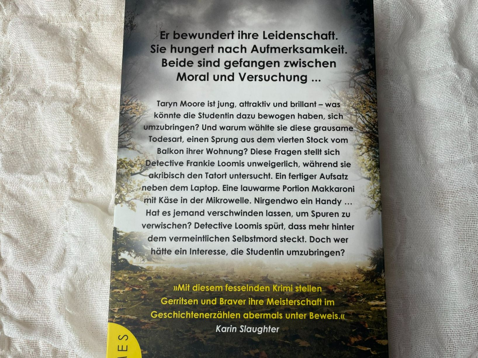 Libri: Tess Gerritsen / Die Studentin – Usato da Reinach AG venduto da Nahe 1