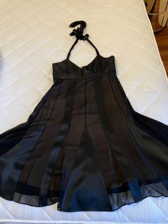BCBG MaxAzria - robe du soir en soie noire