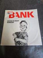 Vinyl, 7" LP - The Bank – Wrong Is Right / Someday (SCHWEIZ)