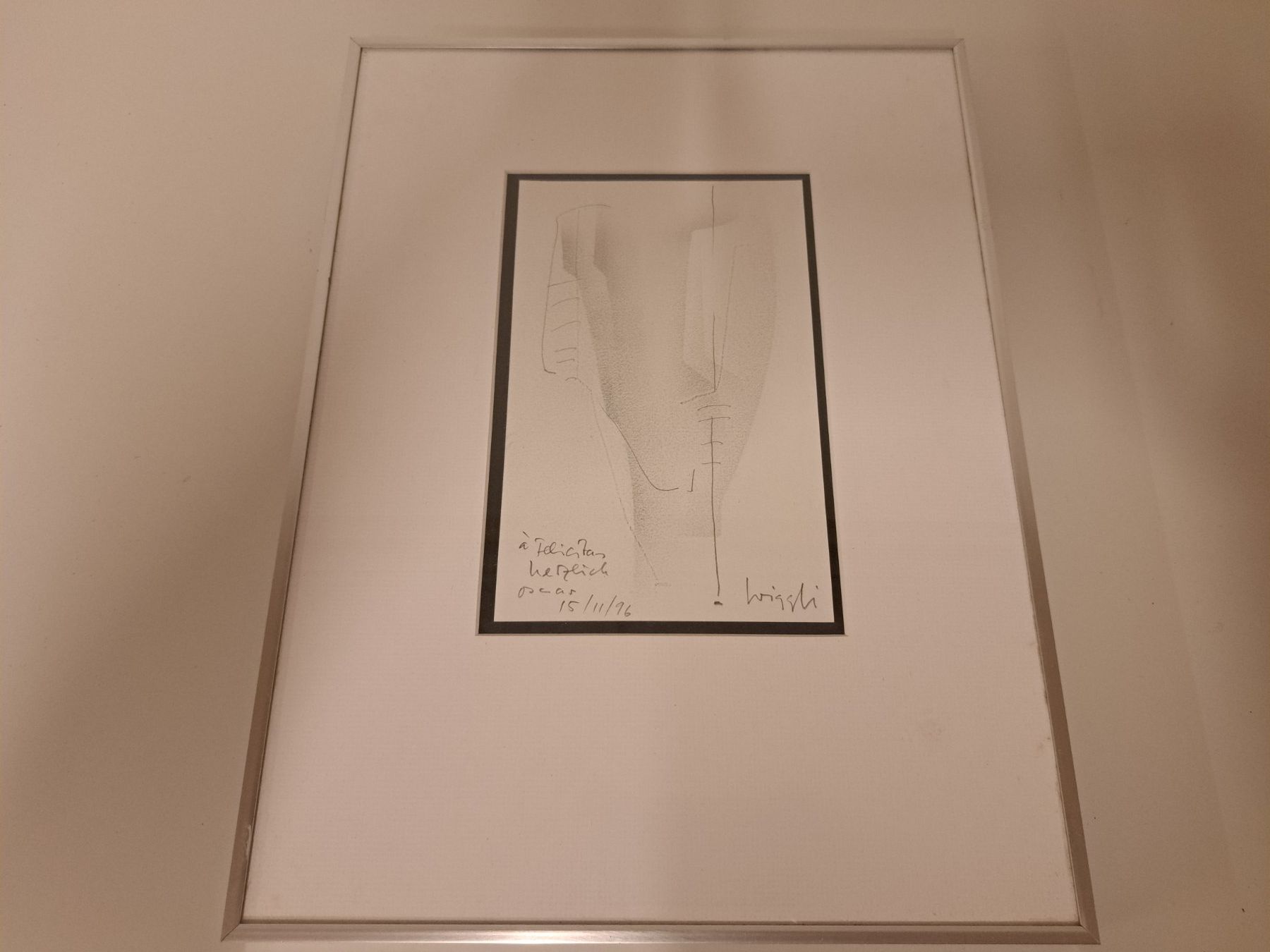Grafica & Litografie: Bild Litho signiert/ Oscar Wiggli – Usato da Belp venduto da deal-now