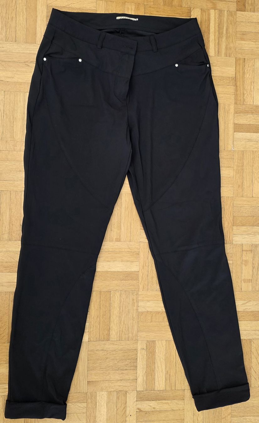 Pantaloni: pantalon noir léger taille 38 – Usato da Yverdon-les-Bains venduto da van_dq65