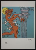 KEITH HARING   HANNUMMERIERT DRUCKSIGNIERT