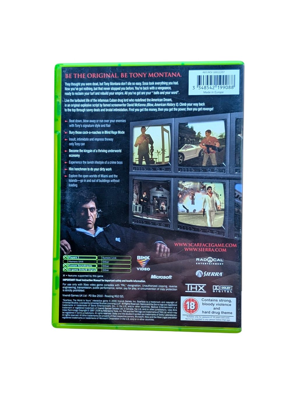 Microsoft Giochi: Scarface the World is Yours Xbox Classic – Usato da Domat/Ems venduto da IsseldorsShop 1