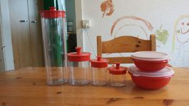 6 boîtes en plastique(diverses grandeurs)Occasion