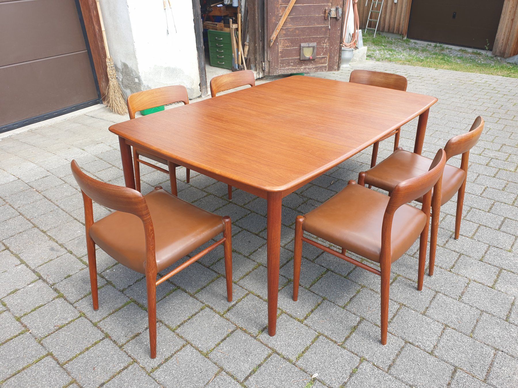 Tavoli: Grosser Teak Tisch von Rosengren Hansen – Usato da rebstein venduto da spacy73 4