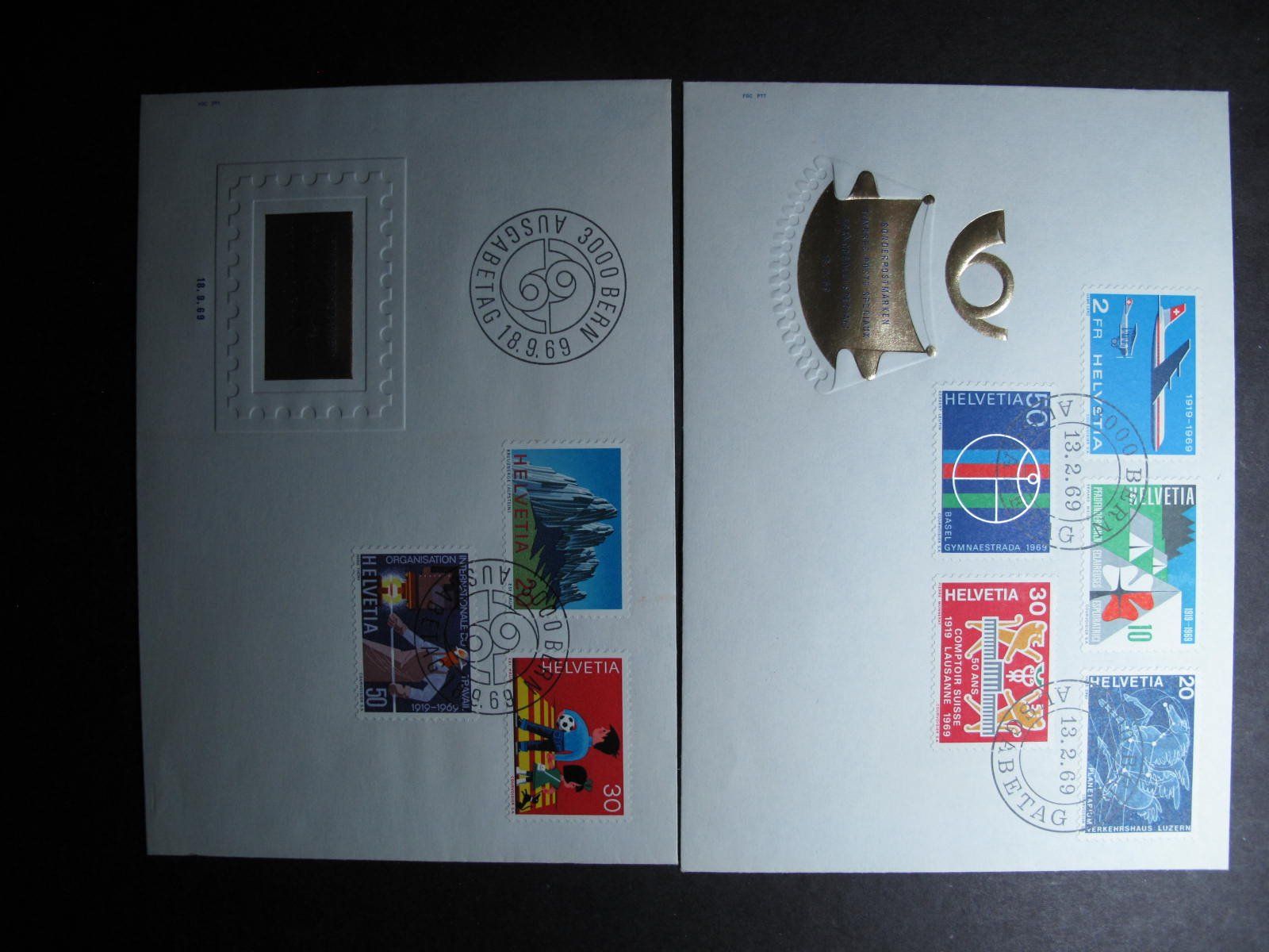 Tous les timbres: Schweiz FDC 1969 – D'occasion à Wil SG par fva01 1