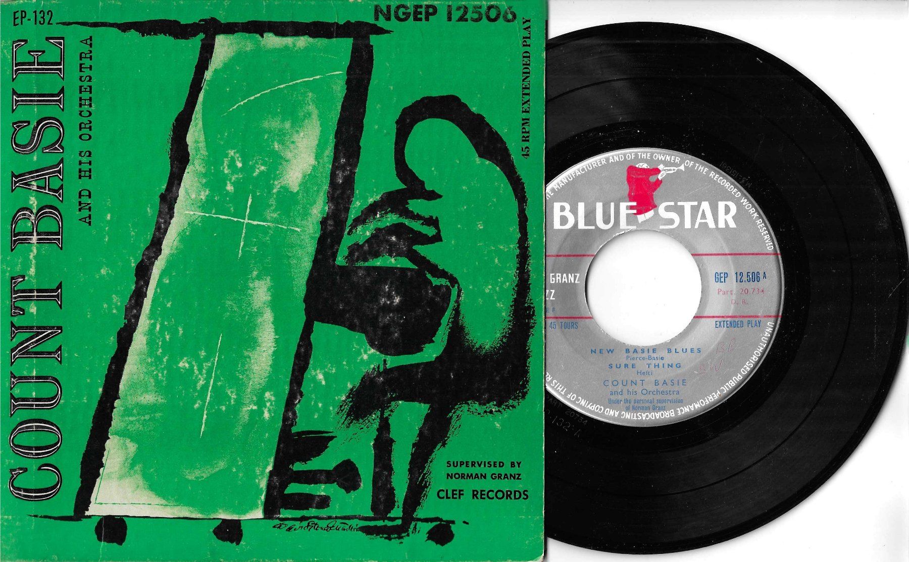 Dischi in vinile: Count Basie 2 EP's - Supervised By Norman Granz – Usato da Savagnier venduto da Ne2065 2