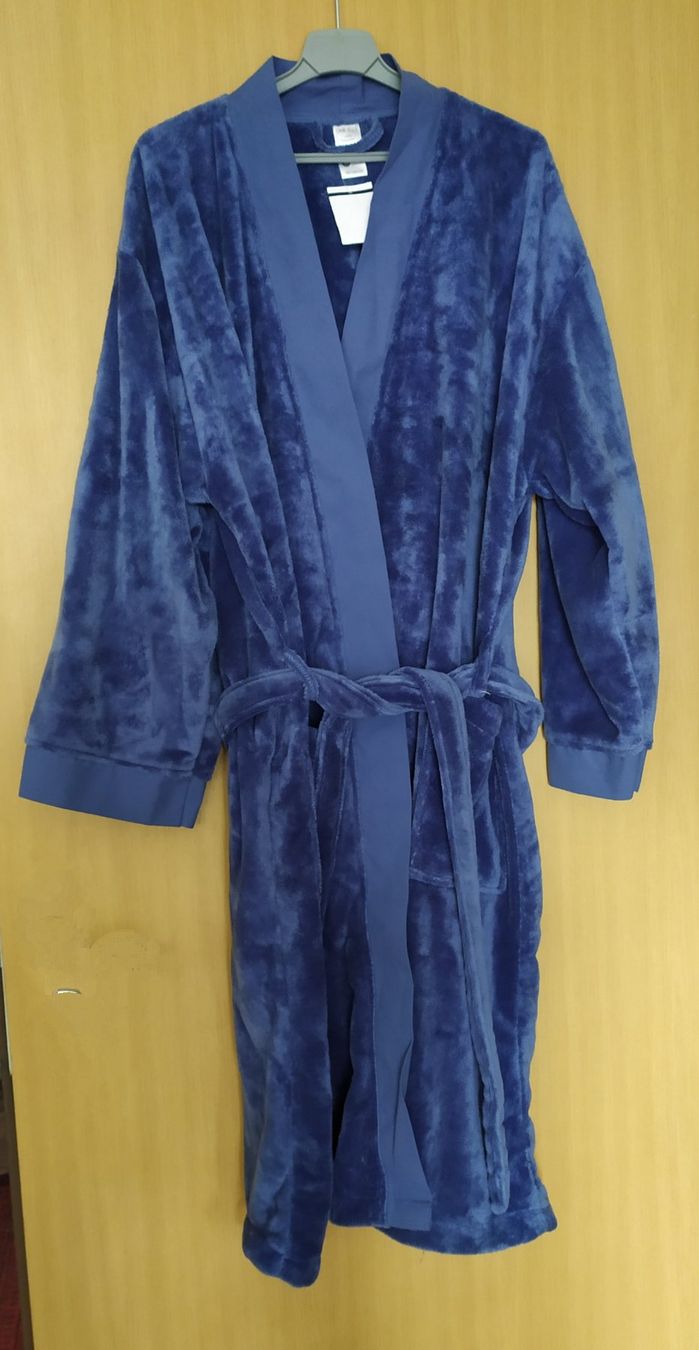 Bademäntel: Peignoir taille unique, bleu, Polyester – Neu (gemäss Beschreibung) aus Chezard St-Martin von Clocovale 2