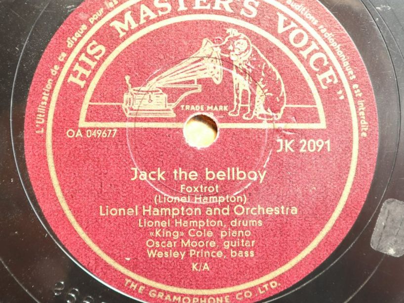 Schallplatten: Schellack Lionel Hampton Jack the Bellboy / Central Av Break – Gebraucht aus Eschenbach SG von Astalavista 1