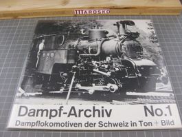 Heft: Damp-Archiv No.1, Jeanmaire, ca. 1968, mit Schallplatt