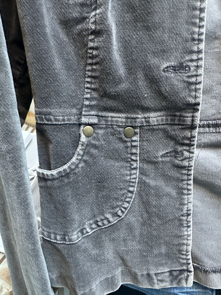 Pimkie Giacche: Samtjacke, grau, Grösse S – Nuovo (secondo la descrizione) da Leuk-Stadt venduto da 2thcircle 2