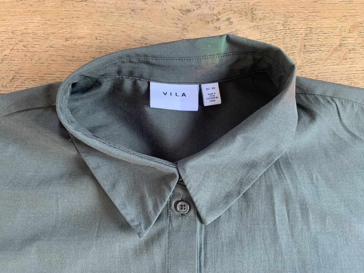 Vila Camicette: Vila Bluse, khaki, 40 – Usato da Thierachern venduto da reten 2