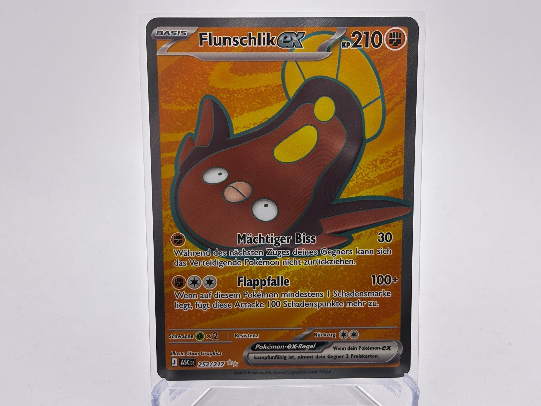 Pokémon Sammelbilder & Trading cards: Erhabene Helden - Flunschlik ex  (ASC 252) - DE – Neu (gemäss Beschreibung) aus Allschwil von Bullach