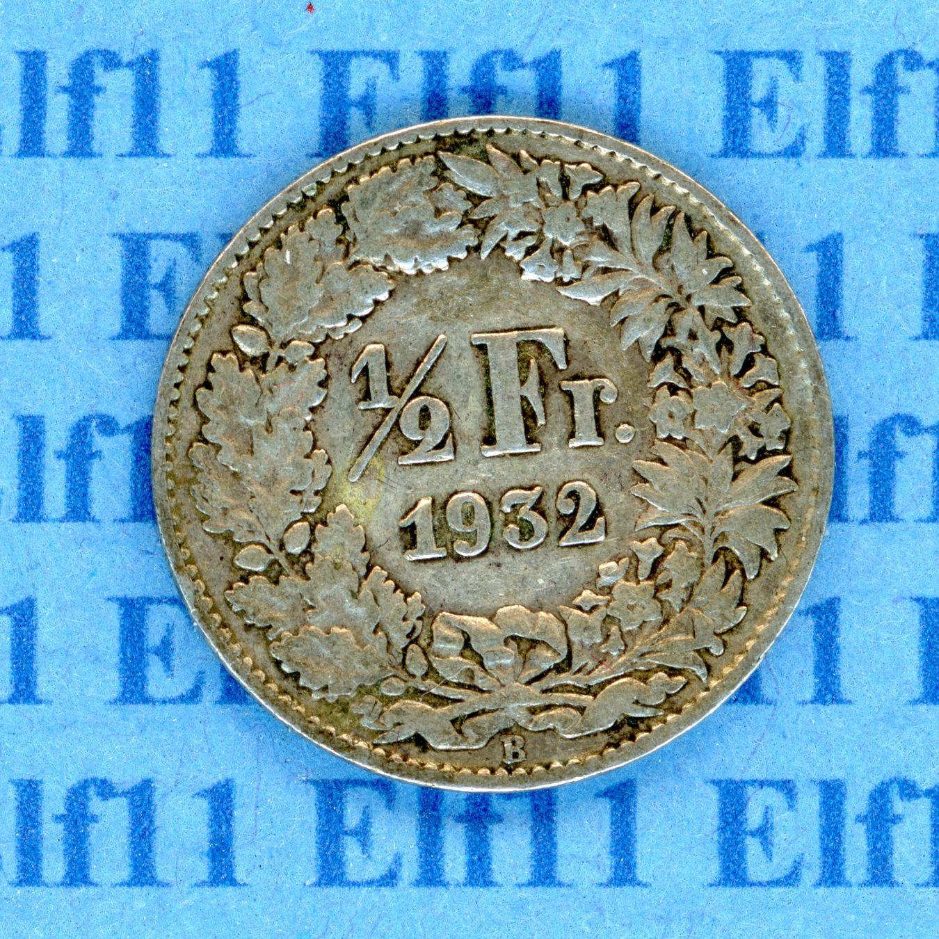 Tutti le monete: CHF___0.50 1932 ss+ 50 Rappen – Usato da Widnau venduto da Elf11