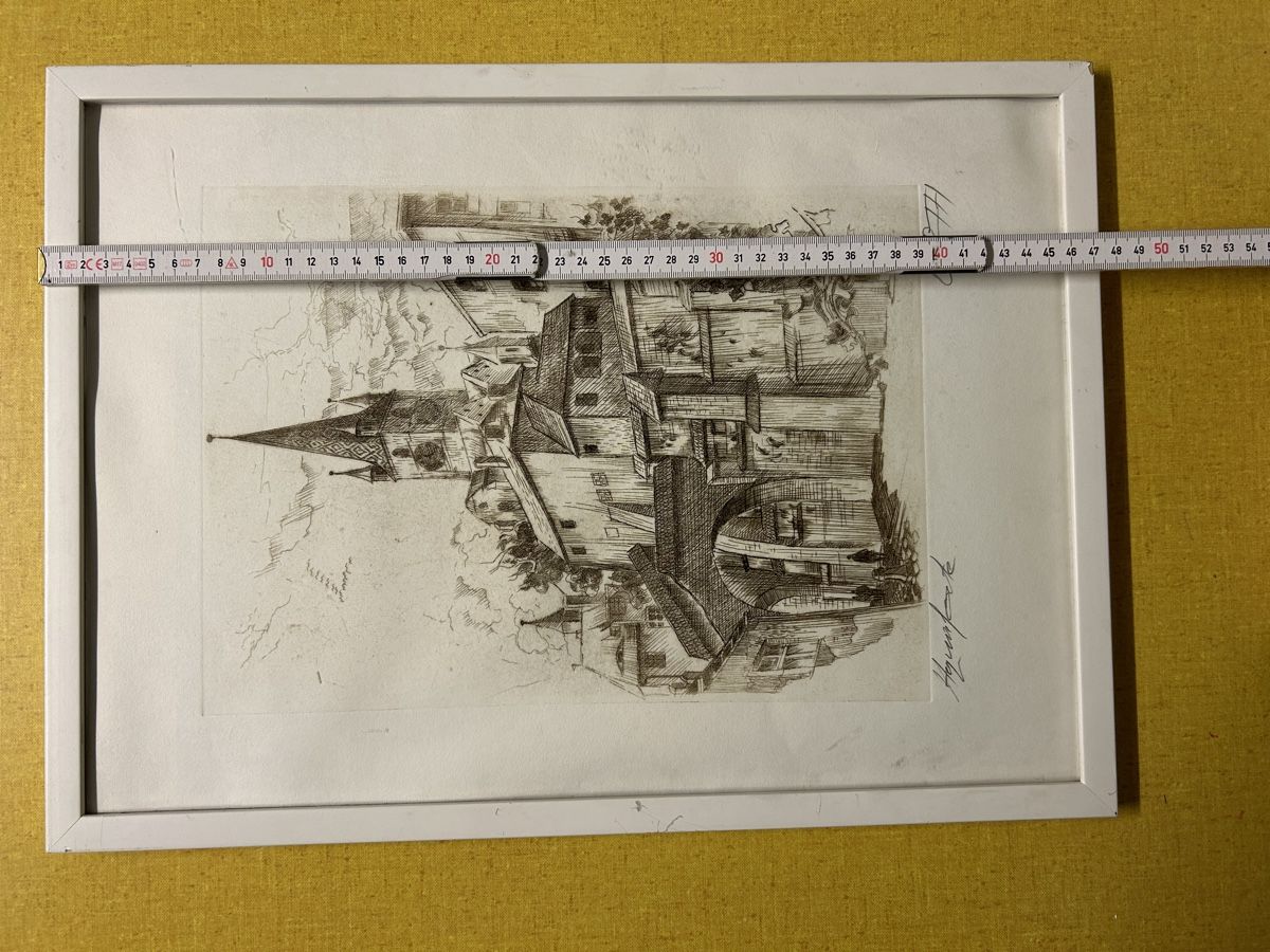 Poster & Bilder: Originale Radierung - Handsigniert - gerahmt, Top! – Gebraucht aus Lanzenhäusern von vic63 7