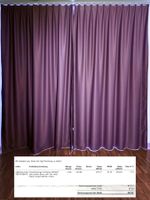 Verdunklungsvorhang Lila / B 2x157 cm (315 cm) / H 237.5 cm