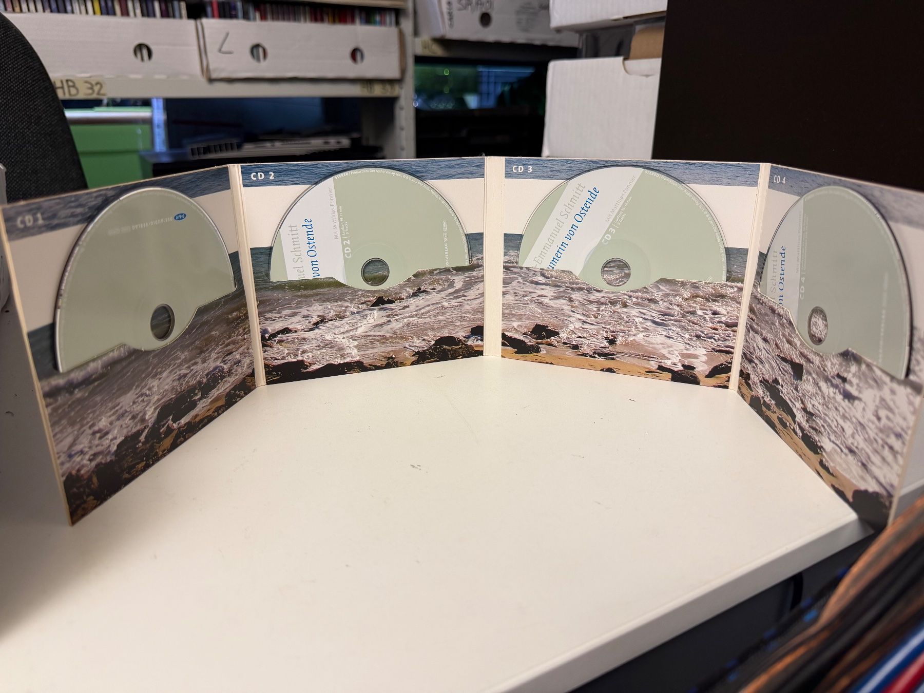 Audiolibri: Eric Emmanuel Schmitt - Die Träumerin von Ostende - HG41D – Usato da Küsnacht ZH venduto da JazzRecords 3
