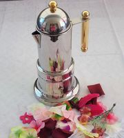 Espressokocher Edelstahl 1-2 Tassen Made in Italy