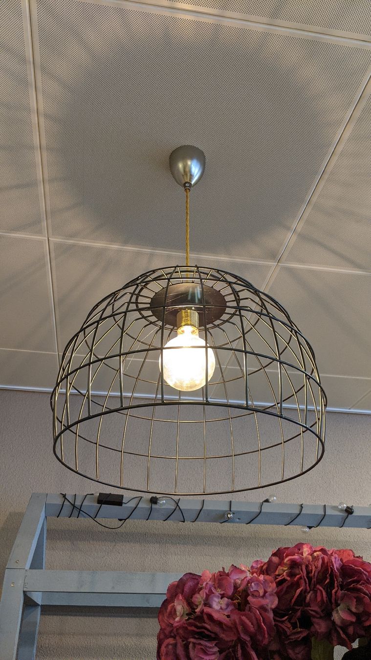 Lampes: Drahtkorb Lampe – D'occasion à Rüti ZH par kunstreich_8630 2